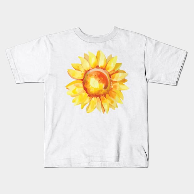 Sunflower Kids T-Shirt by snowshade